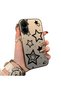 Realme C67 Compatible Silicone Edge Hard Back Anti-Fall Phone Case Stars Patterned - 3