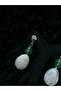 Elegant Women's Earrings with Drop-Shaped Pendants - 3