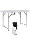 Lakhow Folding Table 4 Foot Heavy Duty Plastic Utility Table