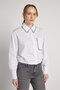 Women's White Stone Detailed Pocketed Design Shirt 31004 - 7