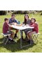 Lakhow Folding Table 4 Foot Heavy Duty Plastic Utility Table - 6