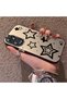 Oppo A60 Compatible Silicone Edge Hard Back Anti-Fall Phone Case Stars Patterned - 2