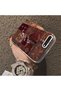 iPhone 7 Plus Compatible Silicone Edge Hard Back Anti-Fall Phone Case Vintage Patterned - 4