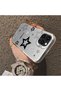 iPhone 12 Pro Max Compatible Silicone Edge Hard Back Anti-Fall Phone Case Stars Patterned - 3