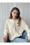 Embroidered Romantic Cardigan Women's Cream Lilac - 4
