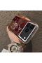 iPhone 17 Pro Compatible Silicone Edge Hard Back Anti-Fall Phone Case Vintage Patterned - 4