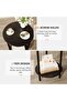BITYODD Round Side Table Set of 2, Black Round End Table with Storage, 2-Tier Modern Accent Table, S - 4