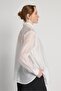 Relax Fit Cape Detailed Premium White Women's Shirt 31017 - 7
