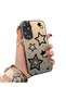 Oppo A60 Compatible Silicone Edge Hard Back Anti-Fall Phone Case Stars Patterned - 3