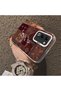 Oppo A5 5g Compatible Silicone Edge Hard Back Anti-Fall Phone Case Vintage Patterned - 4