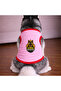 Pink Can Bite2 Dog Tshirt Dog Outfit (100% Cotton Combed Cotton) Small and Large Breeds