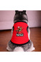 Red Beware Dog Tshirt Dog Clothing (100% Cotton Combed Cotton) Small and Large Breeds
