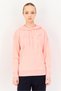 Women Sportswear Fit Long Sleeve Outdoor Hoodies, Peach