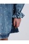 New Season Girls' Festive Perl and Stone Decorated Denim Jeans Dress for Ages 4-12 - 2