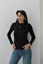 Black Erana Long-Sleeve Blouse - 2