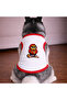 White Garf Dog Tshirt Dog Outfit (100% Cotton Combed Cotton) Small and Large Breeds