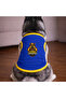 Blue Can Bite2 Dog Tshirt Dog Outfit (100% Cotton Combed Cotton) Small and Large Breeds