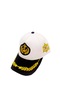 Unisex Adjustable Sailor Captain Marine Hat with Helm Anchor - 6