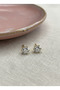 Xuping Gold Plated Single Stone Zircon Earrings - Hypoallergenic Luxury Series - 3