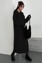 Women's Hooded Brioche Knit Knitted Softwear Knit Dress Size 36/44 Compatible - 3