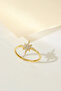 Polar Star Zircon Stone Gold Ring – Adjustable and Elegant Design Lrn050 - 2