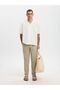 Kurzarmhemd Leinenmix - 6
