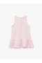 Bow Detail Pleated Sleeveless Crew Neck Tweed Gilet Dress - 4