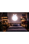 مصباح حائط LED على شكل شمعدان 29x22x5 - 3