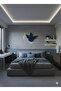 مصباح حائط LED على شكل طائر 22x25x5 - 2