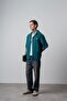 Men's R Embroidered Short Sleeve Muslin Oversized Shirt Emerald - 6