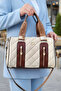 Women's Quilted Pattern Cylinder Model Long Crossbody Hand & Shoulder Bag (31x22 CM)