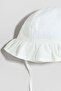 Broderie anglaise cotton sun hat - 2