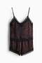 Lace-trimmed satin pyjamas - 4
