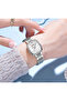 9093 Women’s Stainless Steel Quartz Wrist Watch – Elegant Rectangular Dial, Brand Box & Bag - 2