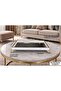 30X40 cm Mirrored Decorative Tray – Presentation Tray with Gold Metal Legs - 3