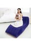 Folding Portable Inflatable Recliner Sofa – S-Type Lazy Flocking Lounge Chair, Indoor & Outdoor. - 3