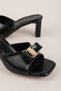 Women's Stiletto Heel U Elegant t Buckled Evening Dress t Slipper Art.326 Black Patent Leather - 4