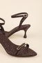 Women's Stiletto Heel U Elegant t Buckled Stiletto Shoes Art.607 Brown - 6
