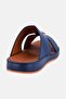 Men Slip On Arabic Sandals, Navy - 3