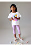 Girl's Printed T-Shirt Capri Leggings Set 3732