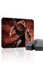 لوحة ماوس الألعاب المطاطية المخيطة Fallout مانع للانزلاق V3 - 22X18 Gaming Mouse Pad