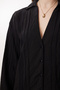 Oversized Embroidered D Woven Shirt Ldz0062 Black - 5