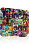 لوحة ماوس الألعاب المطاطية Brawlhalla مانع للانزلاق Dikişli V1 - 48X40 XL Gaming Mouse Pad