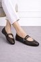 Viena Women's Patent Leather Lightweight Comfortable Sole Stylish Buckled Capsule Daily Office Holiday Ballet Flats Shoes - 6