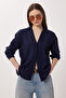 Oversized Embroidered D Woven Shirt Ldz0062 Dark Blue - 4