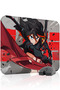 لوحة ماوس مطاطية مخيطة من Kill la Kill مانع للانزلاق V1 - 48X40 XL لوحة ماوس للألعاب