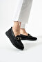 Heart Buckle Comfortable Women's Shoes with Fitil Detail - 3