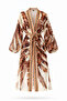 Design Palmera Wrap Kimono Women's Brown