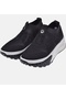 Taşlı Triko Kadın Sneaker - 4