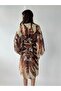 Design Palmera Wrap Kimono Women's Brown - 7